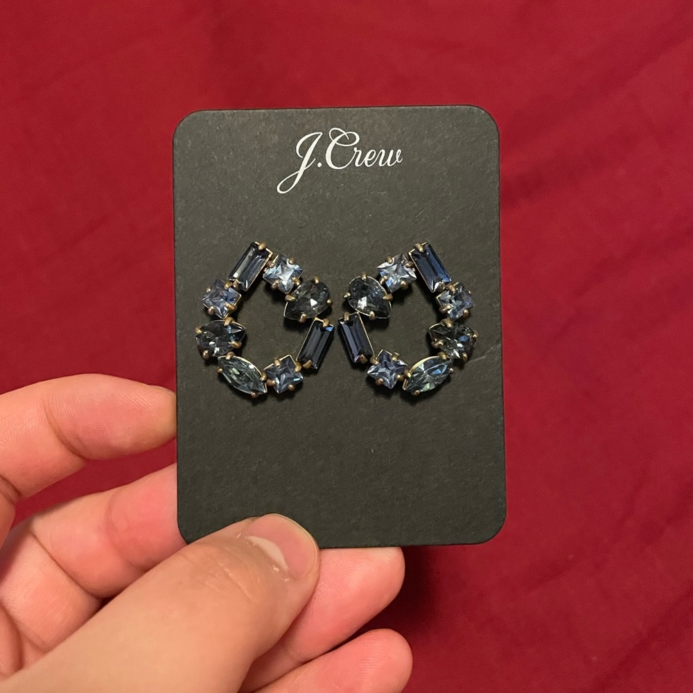 J.Crew Crystal Earrings (hypoallergenic)